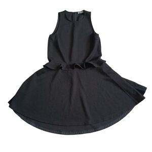 b+ab Sleeveless Fit and Flare Dress Ruffle Waist Size Small Classy LBD